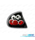 FAROLINS TRASEIROS PARA OPEL TIGRA 94-00 PRETO VERMELHO