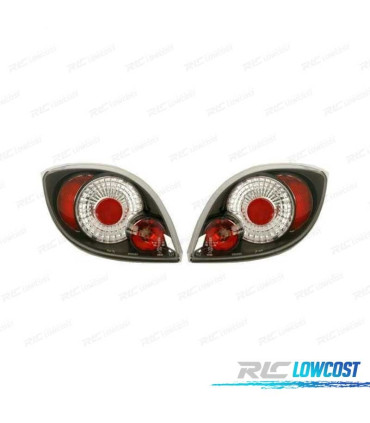 FAROLINS TRASEIROS PARA FORD KA 96-08 PRETO