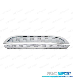 GRELHA FRONTAL MINI COOPER 01-04 LOOK JCW CROMADO