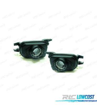 FARÓIS NEVOEIRO COM PROJETOR MERCEDES C W203 PRETOS