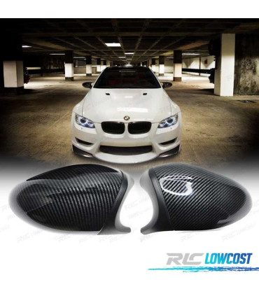 CAPAS ESPELHOS RETROVISORES BMW E82 E88 E90 E92 E91 E93 06-09 LOOK M3 CARBONO