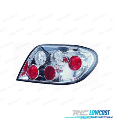 FAROLINS TRASEIROS CITROEN XSARA 00-04 LOOK LEXUS CROMADO