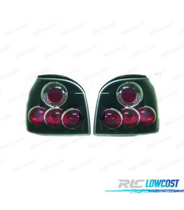 FAROLINS TRASEIROS GOLF3 MK III 91-97 PRETO