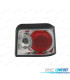 FAROLINS TRASEIROS PEUGEOT 205 83-96 VERMELHO CROMADO