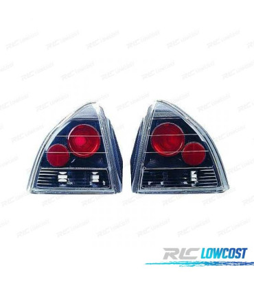 FAROLINS TRASEIROS HONDA PRELUDE 92-97 LOOK LEXUS PRETO