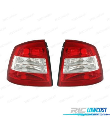 FAROLINS TRASEIROS PARA OPEL ASTRA G 3P 5P 97-04 VERMELHO