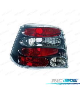 FAROLINS TRASEIROS GOLF 4 MK IV 97-03 PRETO