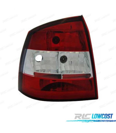 FAROLINS TRASEIROS OPEL ASTRA G 3P 5P 97-04 BRANCO VERMELHO