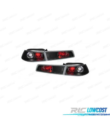 FAROLINS TRASEIROS ALFA ROMEO 145 94-01 FUNDO PRETO