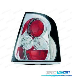 FAROLINS TRASEIROS SKODA OCTAVIA 00-04 CROMADO