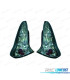 FAROLINS TRASEIROS CITROEN C4 04-09 LOOK LEXUS CROMADO