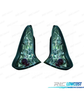 FAROLINS TRASEIROS CITROEN C4 04-09 LOOK LEXUS CROMADO