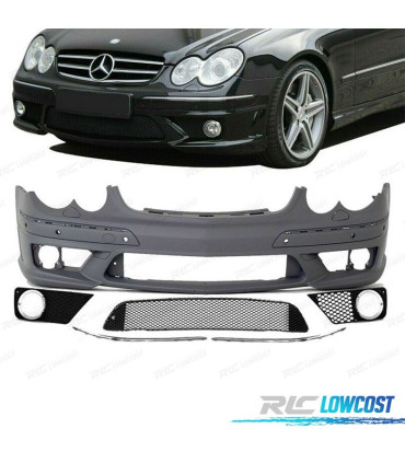 KIT DE CARROÇARIA MERCEDES CLK 200-500 W209 C209 02-09 LOOK AMG