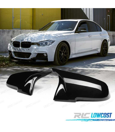 CAPAS DE ESPELHOS RETROVISORES BMW F30 F31 F32 F33 F36 F20 F22 F34 LOOK M PRETO BRILHANTE