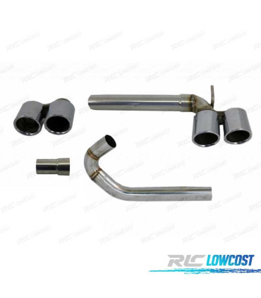 CONJUNTO PONTEIRAS DE ESCAPE DUPLA BMW F30 F31 LOOK M3