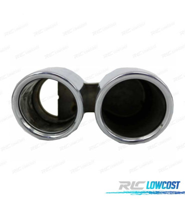 CONJUNTO PONTEIRAS DE ESCAPE DUPLA BMW F30 F31 LOOK M3