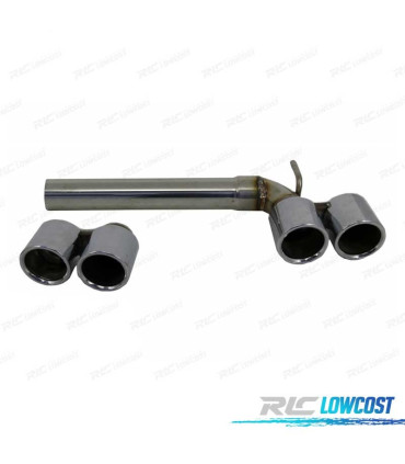 CONJUNTO PONTEIRAS DE ESCAPE DUPLA BMW F30 F31 LOOK M3