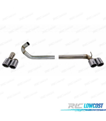 CONJUNTO PONTEIRAS DE ESCAPE DUPLA BMW F30 F31 LOOK M3