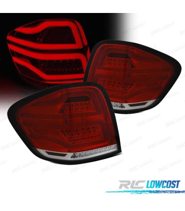 FAROLINS LED PARA MERCEDES W164 09-11 VERMELHO BRANCO