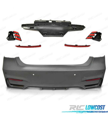 PARA-CHOQUES TRASEIRO BMW F30 LOOK M3 + KIT DE ESCAPE