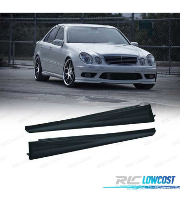 EMBALADEIRAS LATERAIS MERCEDES CLASE E W211 02-09 LOOK AMG