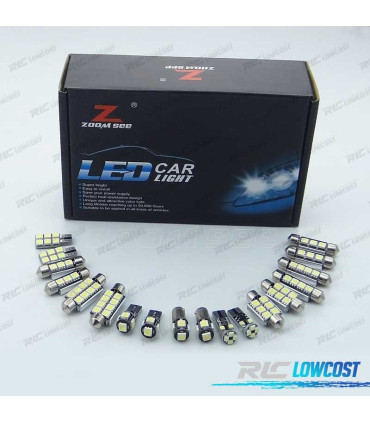 Kit completo de 20 lâmpadas LED interior PARA BMW Serie 3 E46 M3 318i 318ti 323i 323is 325i 325xi 328i 99-05