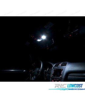 KIT COMPLETO DE 10 LAMPADAS LED INTERIOR PARA VOLKSWAGEN VW GOLF 6 MK6 MKVI GTI 10-14