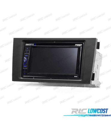 MOLDURA ADAPTADOR PRETO PARA RADIO 2-DIN PARA AUDI A6 ALLROAD