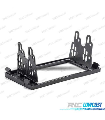 MOLDURA ADAPTADOR PRETO PARA RADIO 2-DIN PARA AUDI A6 ALLROAD
