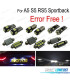 KIT COMPLETO DE 24 LÂMPADAS LED INTERIOR PARA AUDI A5 S5 RS5 SPORTBACK 2009-2015