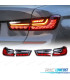 FAROLINS PARA BMW SERIE 3 G20 19-22 LIGHT BAR OLED DINAMICOS VERMELHO
