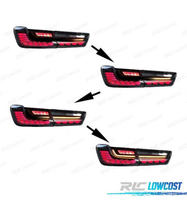 FAROLINS OLED DINAMICOS BMW G20 19-21 PRETO FUMADO