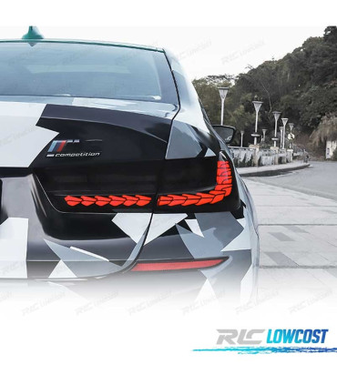 FAROLINS OLED DINAMICOS BMW G20 19-21 PRETO FUMADO