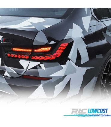 FAROLINS OLED DINAMICOS BMW G20 19-21 PRETO FUMADO