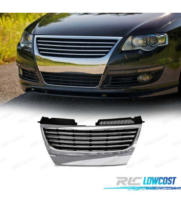 GRELHA FRONTAL VOLKSWAGEN VW PASSAT 05-10 PRETO CROMADO