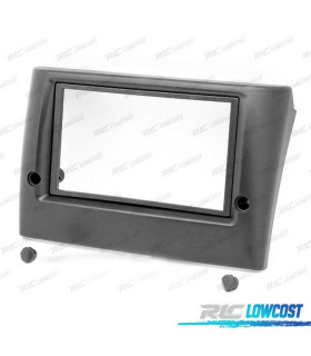 MOLDURA ADAPTADOR PRETO PARA RADIO 2-DIN PARA FIAT STILO