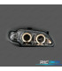 FARÓIS FRONTAIS ANGEL EYES PARA RENAULT MEGANE 1 96-99. FUNDO CROMADO