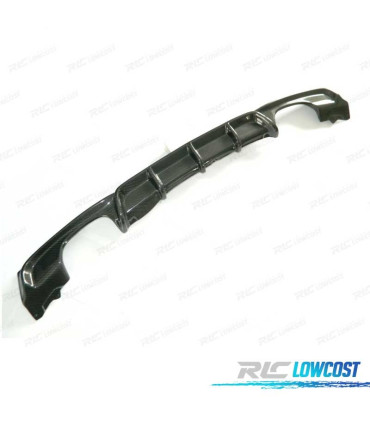 DIFUSOR BMW F30 F31 11-15 LOOK M PERFORMANCE CARBONO DUPLA SAIDA