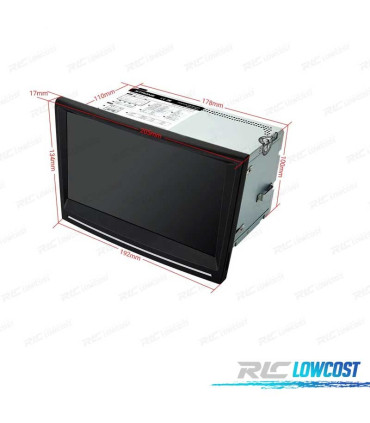AUTO RADIO GPS ECRA TACTIL 8" PARA PORSCHE ANDROID 10