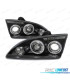FARÓIS FRONTAIS ANGEL EYES PARA FORD FOCUS 04-08 FUNDO PRETO