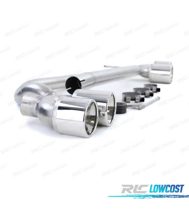 KIT PONTEIRAS DE ESCAPE DUPLA BMW F10 F11 F12 F13 10-18 LOOK M PERFORMANCE DUPLA