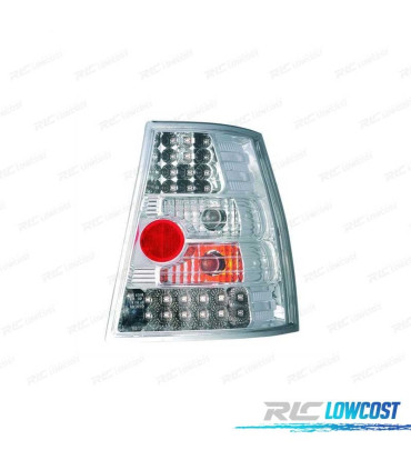 FAROLINS TRASEIROS LED GOLF 4 MK IV VARIANT 97-03 CROMADOS