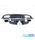 DIFUSOR MERCEDES CLASE C C205 COUPÉ 15-18 LOOK AMG C63 PRETO BRILHANTE + PONTAS DE ESCAPE PRETAS