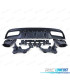 DIFUSOR MERCEDES CLASSE C W205 SEDAN 13-18 LOOK AMG + PONTEIRAS DE ESCAPE PRETAS