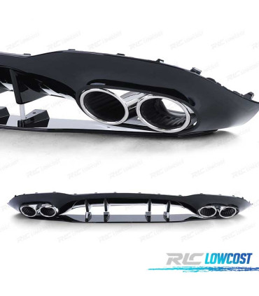DIFUSOR MERCEDES CLASE A W177 18- LOOK AMG A45 + PONTEIRAS ESCAPE