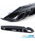 DIFUSOR MERCEDES CLASE C W205 SEDAN 18-21 LOOK AMG PRETO BRILHANTE + PONTEIRAS DE ESCAPE