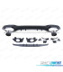 DIFUSOR MERCEDES CLASE A W177 18- LOOK AMG PRETO BRILHANTE + PONTEIRAS ESCAPE