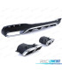 DIFUSOR MERCEDES GLS X166 15-19 LOOK AMG PRETO MATE + PONTEIRAS ESCAPE