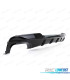 DIFUSOR BMW F10 F11 10-17 LOOK M PERFORMANCE PRETO BRILHANTE + PONTEIRAS ESCAPE CROMADAS