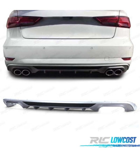 DIFUSOR AUDI A3 8V SEDAN 16-20 LOOK S3